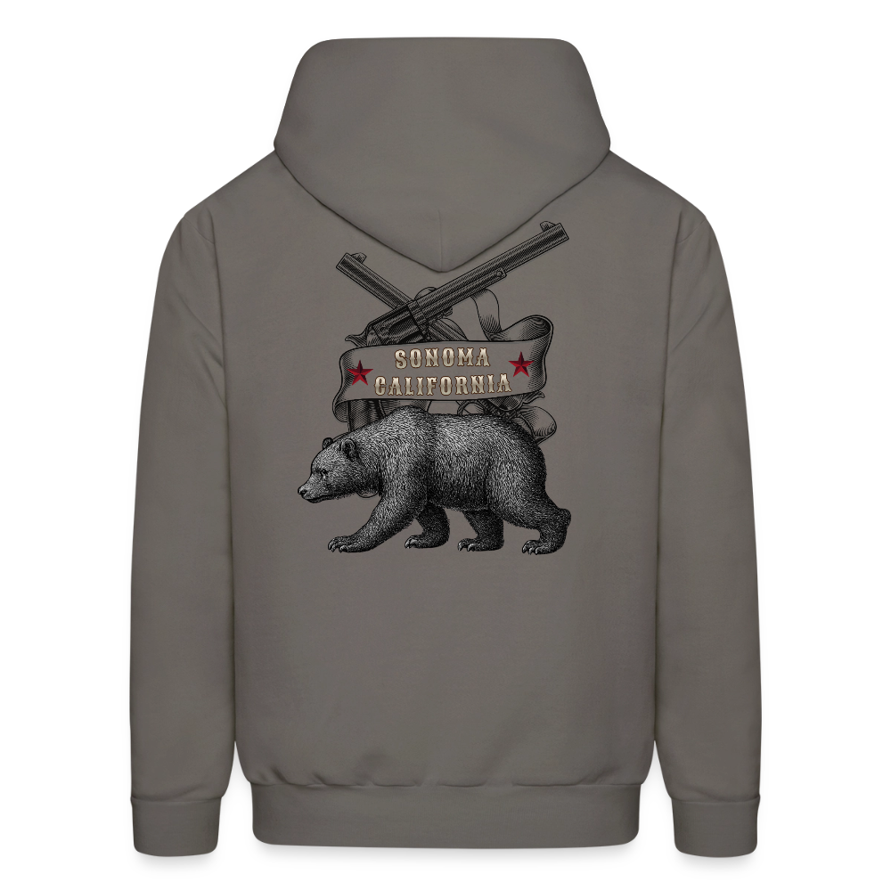 SONOMA BEAR REVOLT Men's Hoodie - Hoodies from Spreadconnect