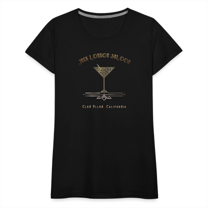 SALOON DECO COCKTAILS Women's Hoodie - black