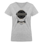 Glen Ellen Vintage Emblem Women's V-Neck T-Shirt - gray