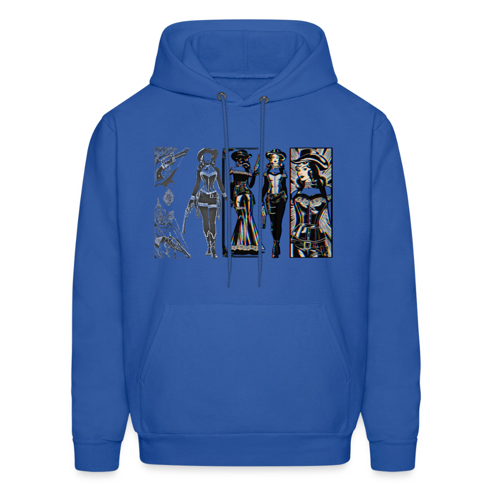 Outlaw Women Men's Fitted Cotton/Poly T-Shirt - royal blue