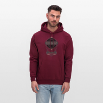 Glen Ellen Vintage Emblem Men's Hoodie - burgundy