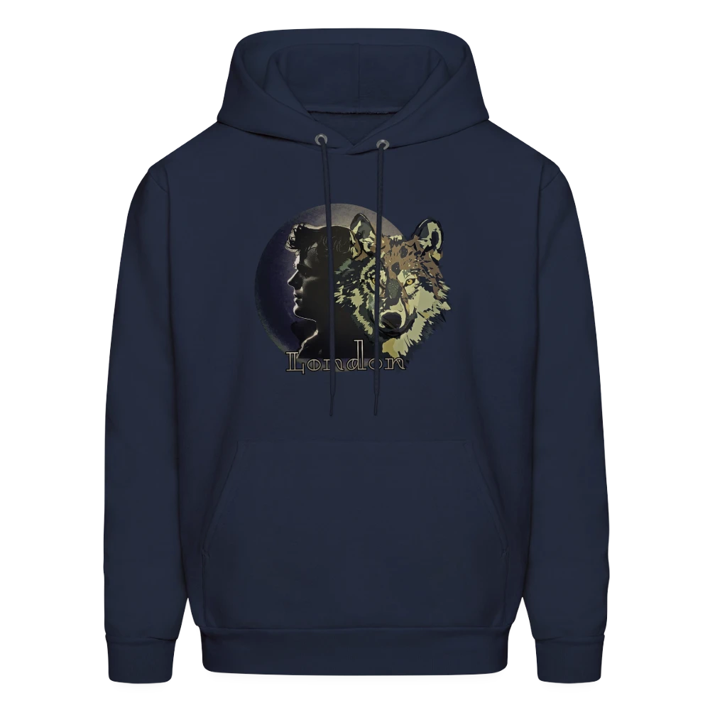 Jack London Moon  Men's T-Shirt - navy