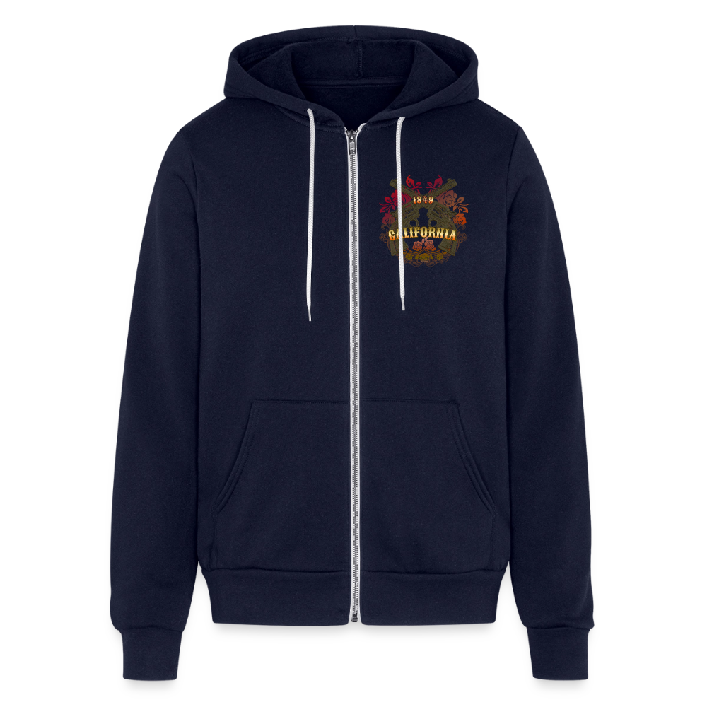 California Outlaw Full Zip Hoodie - navy