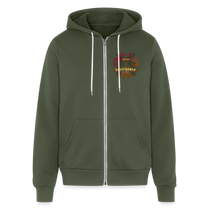 California Outlaw Full Zip Hoodie - military green
