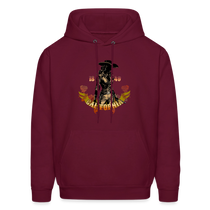 California Outlaw Men's Pullover Hoodie - burgundy