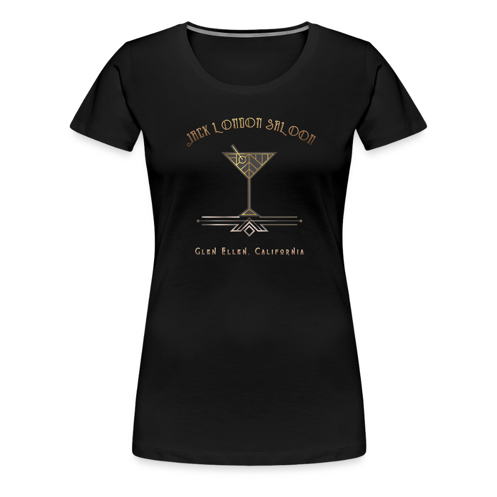 SALOON DECO COCKTAILS Women's Hoodie - black