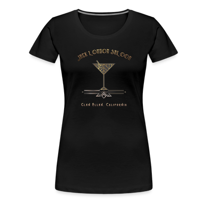 SALOON DECO COCKTAILS Women's Hoodie - black