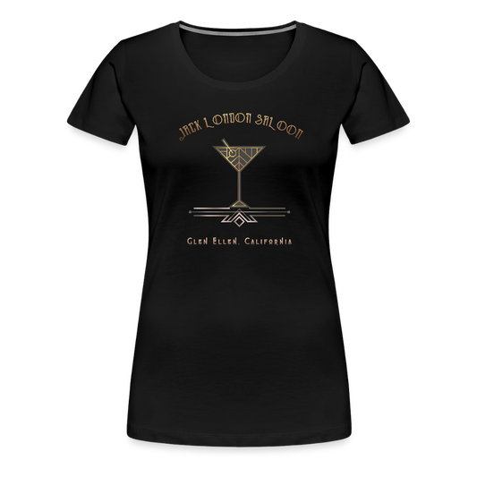 SALOON DECO COCKTAILS Women's Hoodie - black