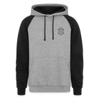 Colorblock Hoodie - heather gray/black