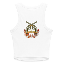 Slim Fit Rib Women's Tank Top - white