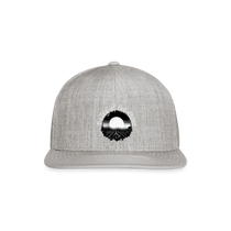 Valley of the Moon Gothic Snapback Baseball Cap - heather gray