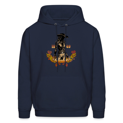 Vintage Outlaw Men's Hoodie - navy