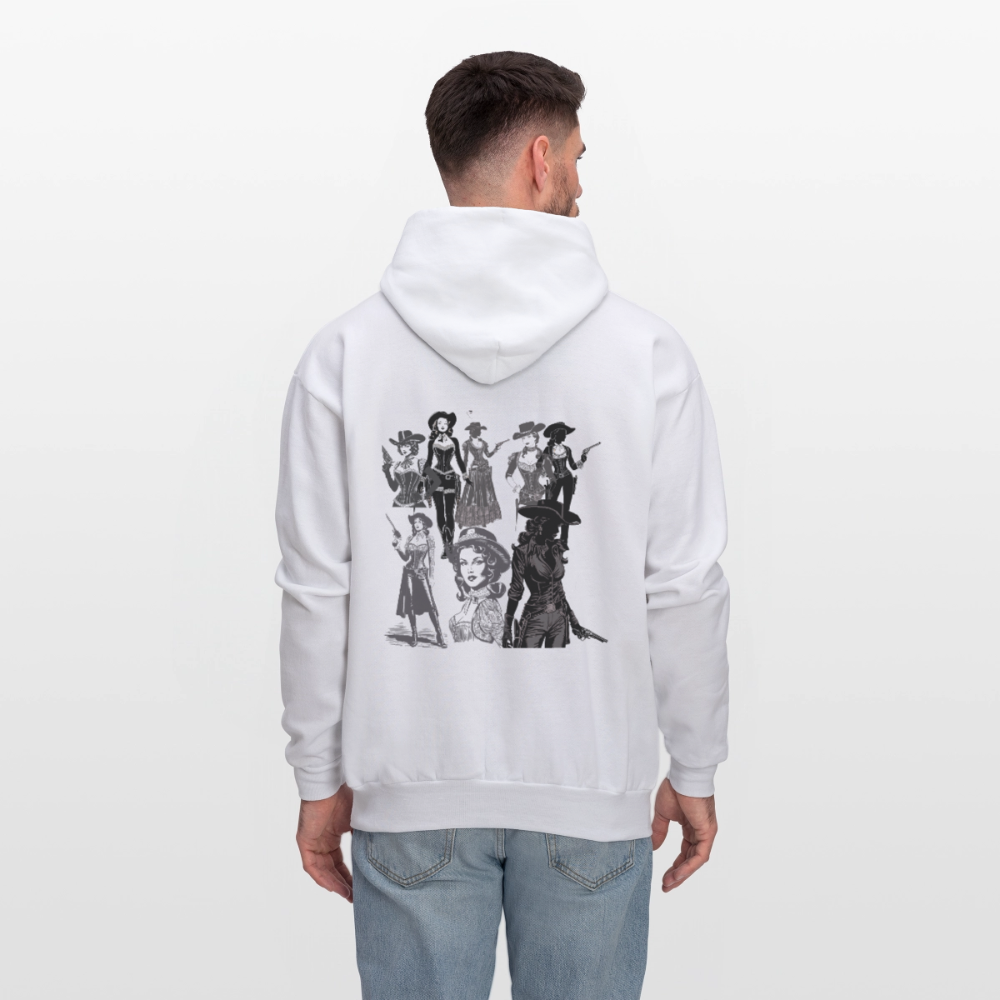 Outlaw Women Men's Fitted Cotton/Poly T-Shirt - white