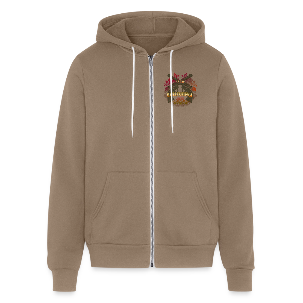 Unisex Full Zip Hoodie - cinder
