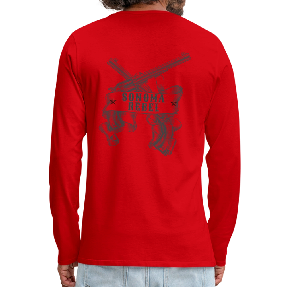 SONOMA REBEL Men's Long Sleeve T-Shirt - red