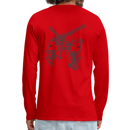 SONOMA REBEL Men's Long Sleeve T-Shirt - red