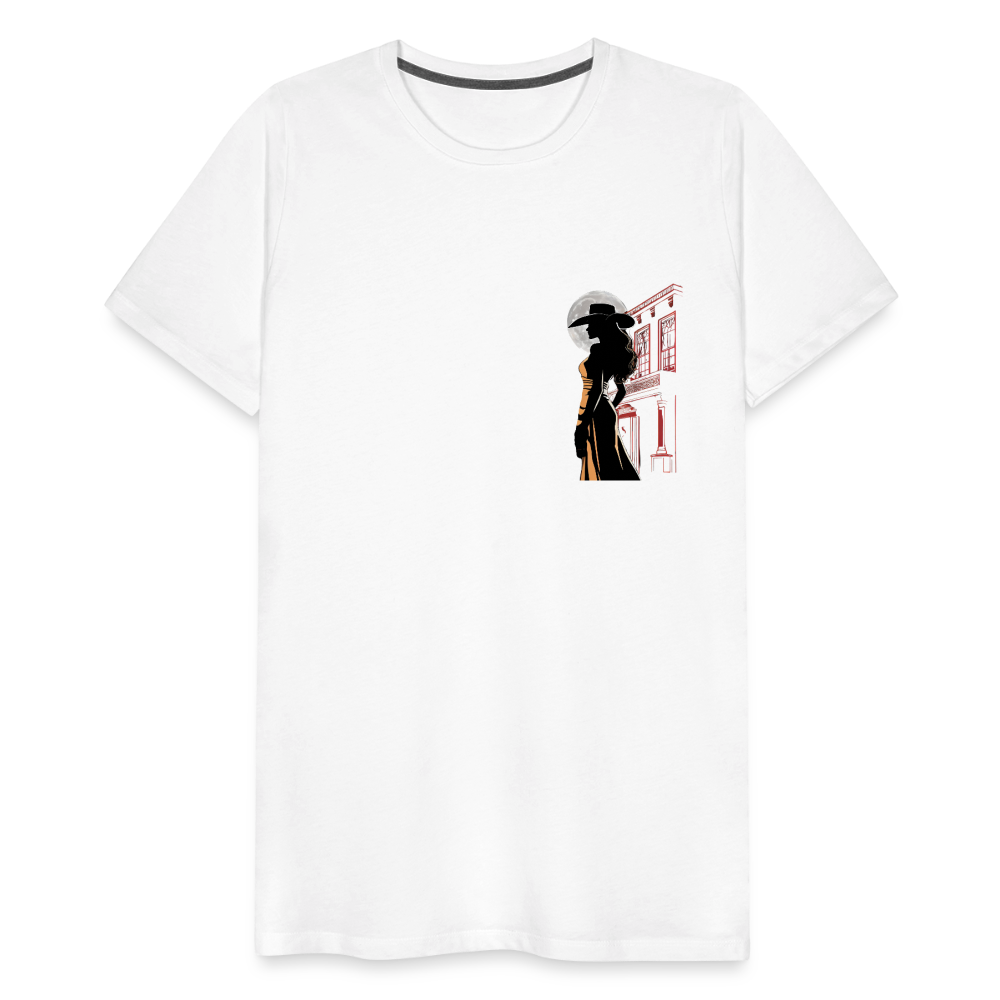 GLEN ELLEN OUTLAW SILHOUETTE Men's T-Shirt - white