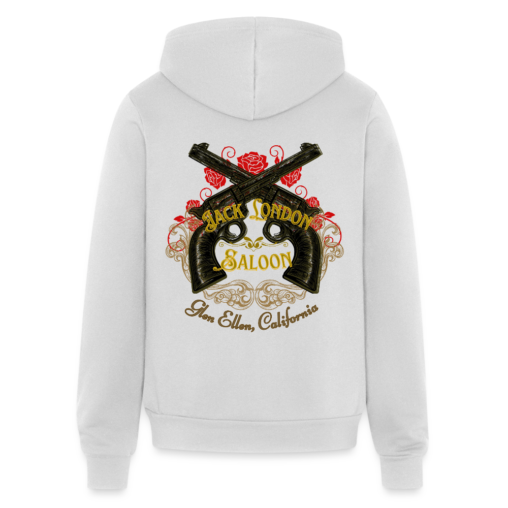 JACK LONDON SALOON  "OUTLAW" Unisex Full Zip Hoodie - silver