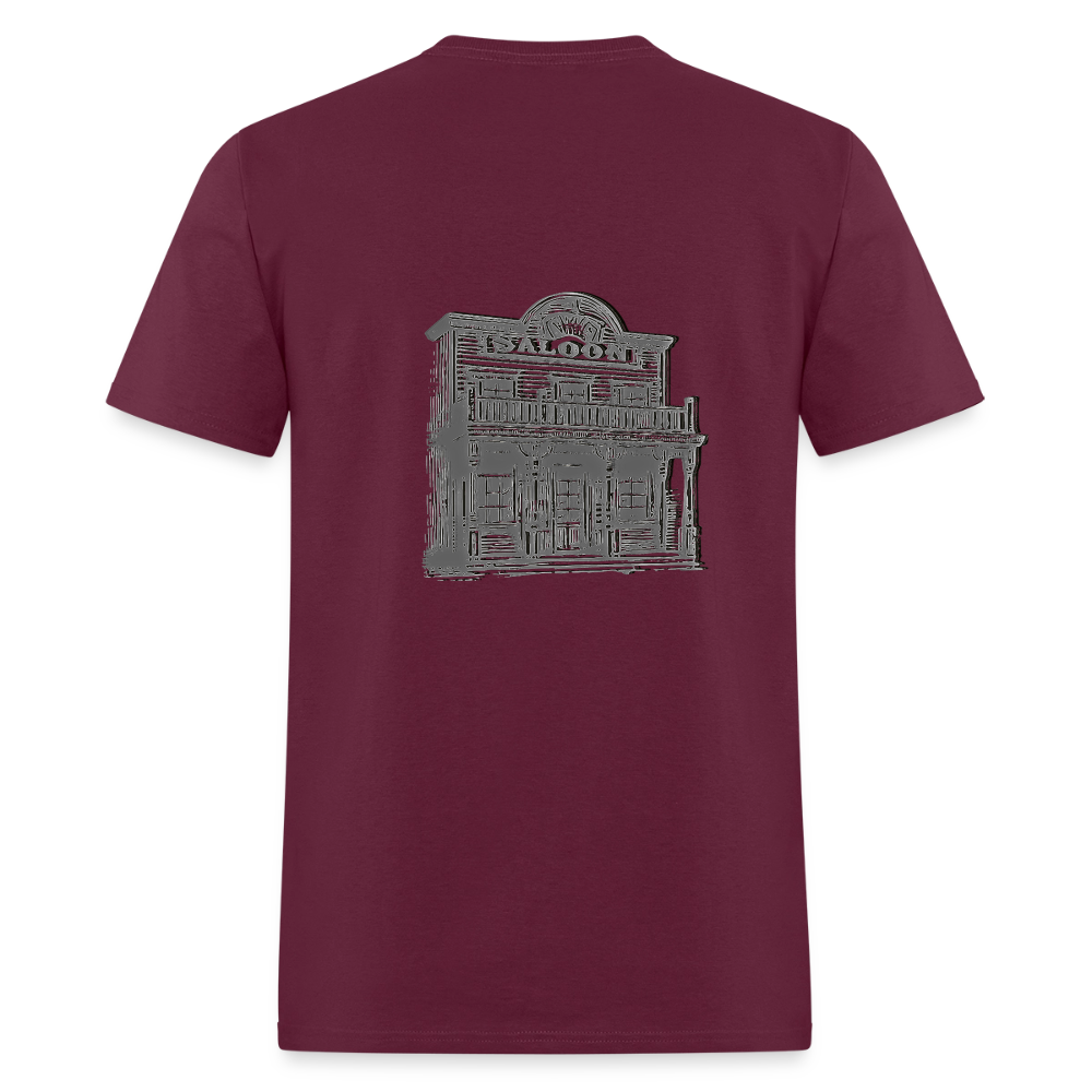 Glen Ellen Vintage Emblem Men's T-Shirt - burgundy