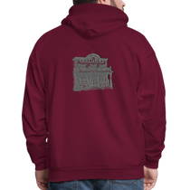 Glen Ellen Vintage Emblem Men's Hoodie - burgundy