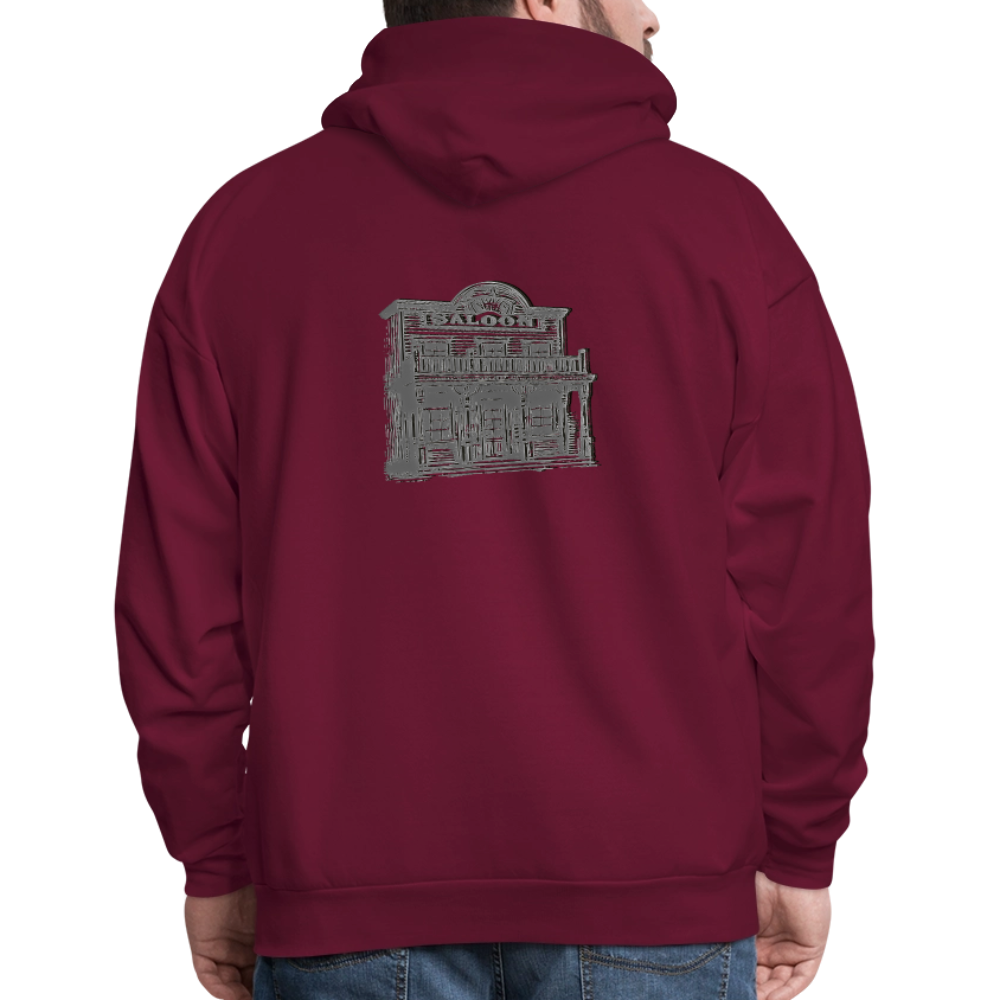 Glen Ellen Vintage Emblem Men's Hoodie - burgundy