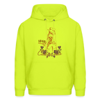 California Cowgirl Men’s Hoodie - safety green