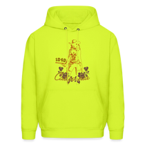 California Cowgirl Men’s Hoodie - safety green