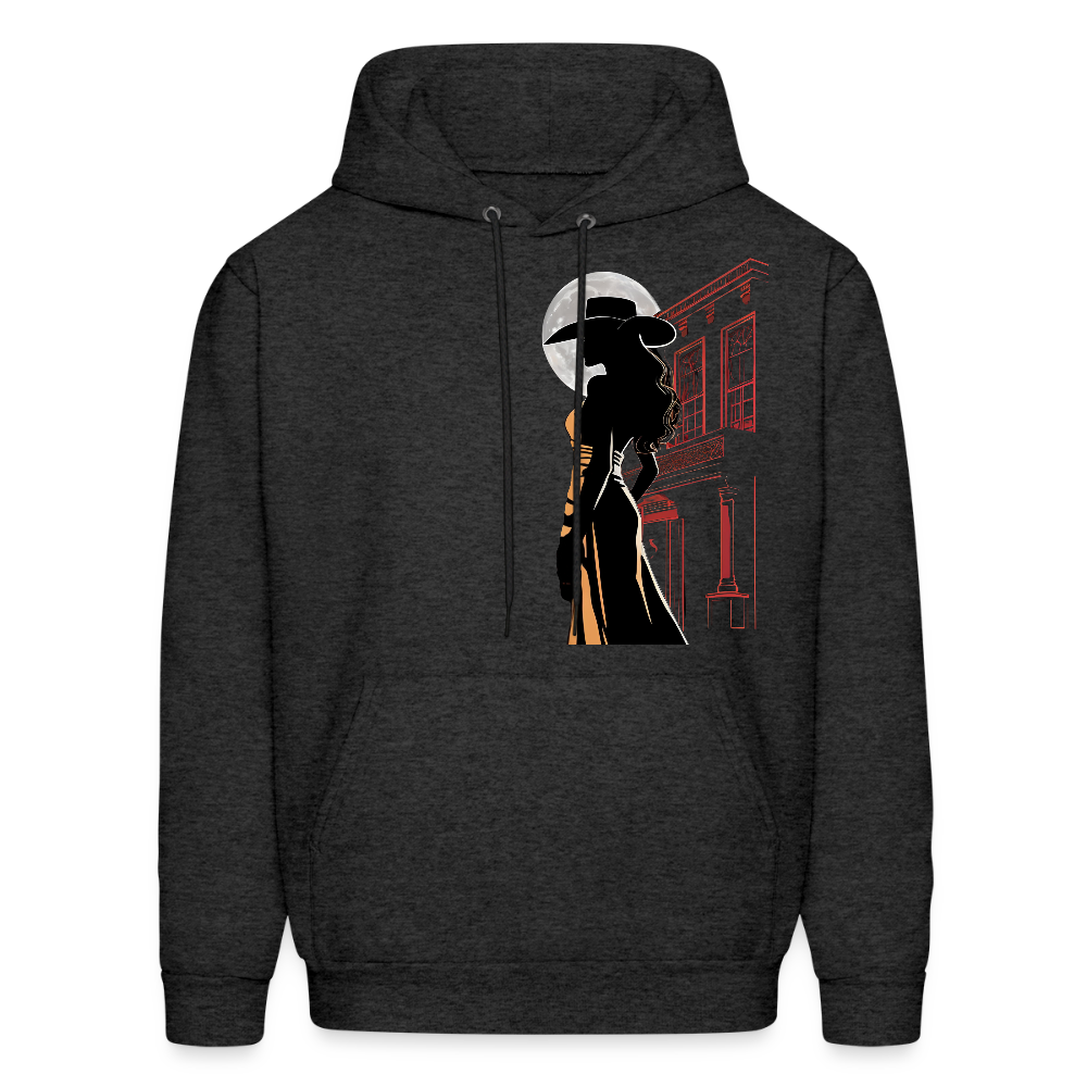 JACK LONDON SALOON "OUTLAW" Men's Hoodie - charcoal grey