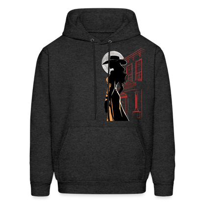 JACK LONDON SALOON "OUTLAW" Men's Hoodie - charcoal grey