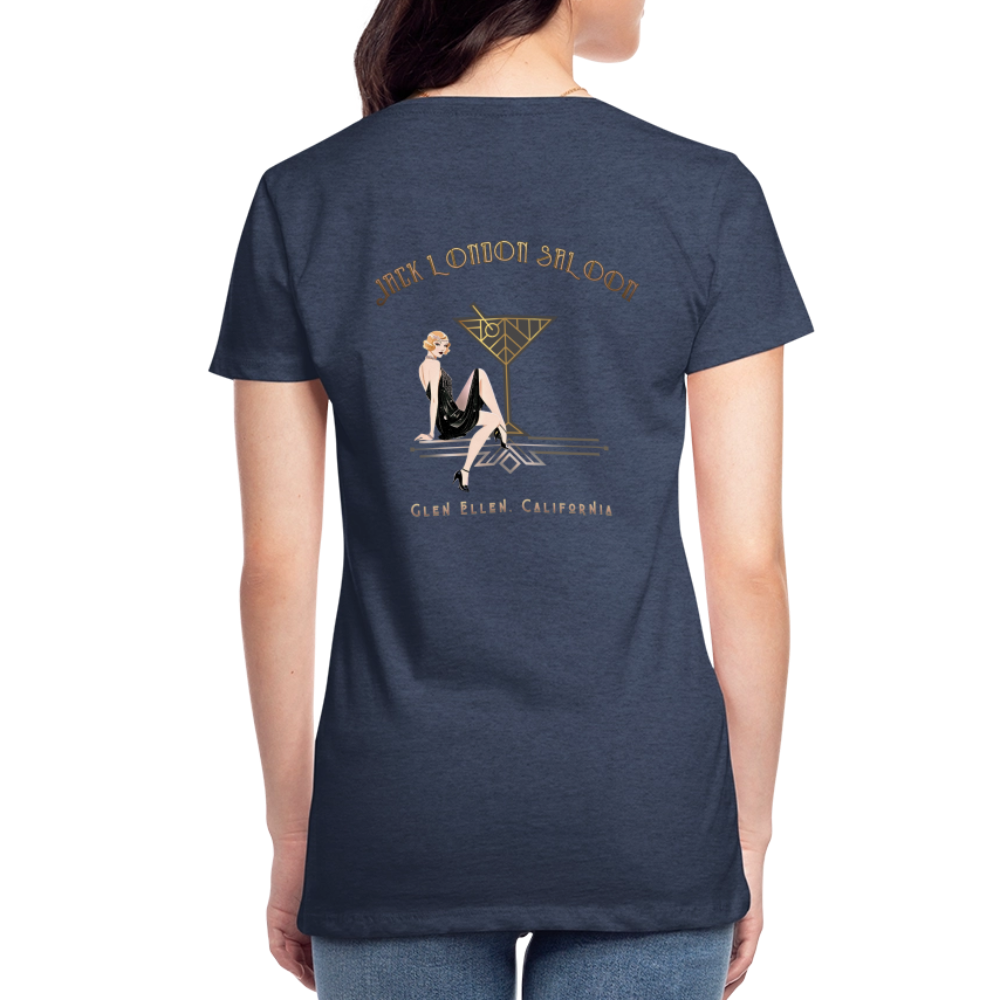 SALOON DECO COCKTAILS Women's Hoodie - heather blue