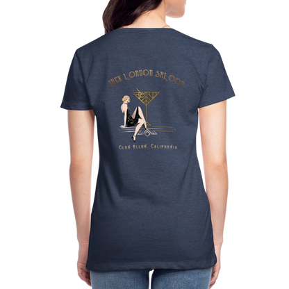 SALOON DECO COCKTAILS Women's Hoodie - heather blue