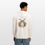 Vintage Outlaw Unisex Full Zip Hoodie - vintage white