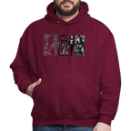 Outlaw Women Men's Fitted Cotton/Poly T-Shirt - burgundy