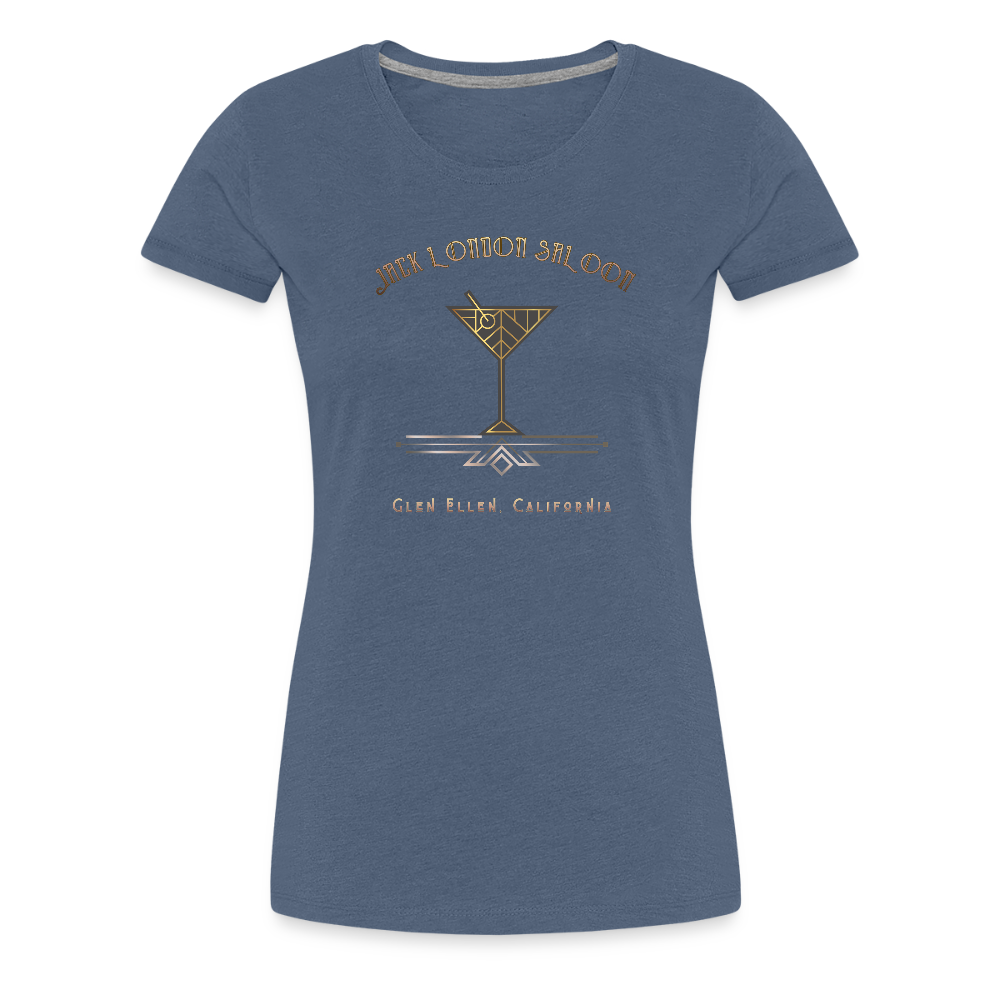 SALOON DECO COCKTAILS Women's Hoodie - heather blue