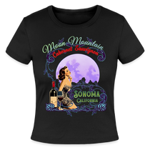 Moon Mountain Cabernet Slim Fit Women's T-Shirt - T-Shirts from Spreadconnect