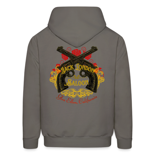JACK LONDON SALOON "OUTLAW" Men's Hoodie - asphalt gray