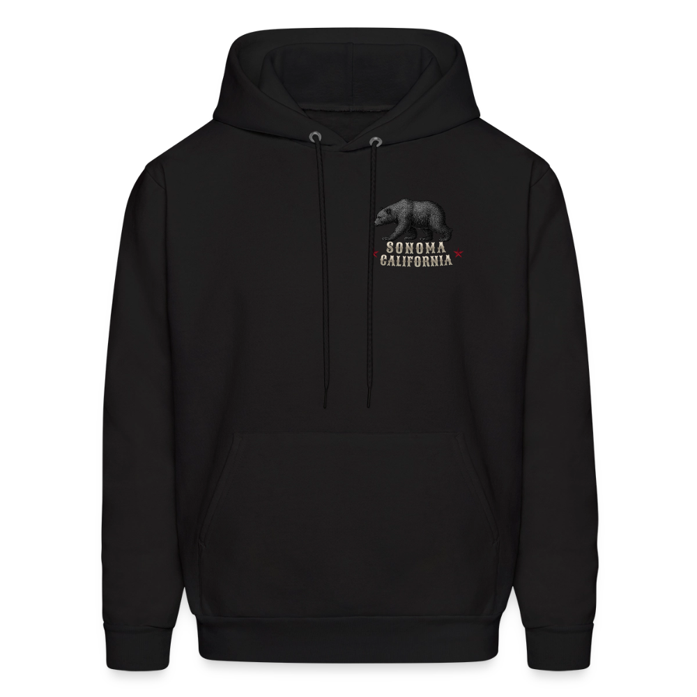 SONOMA BEAR REVOLT Men's Hoodie - Hoodies from Spreadconnect