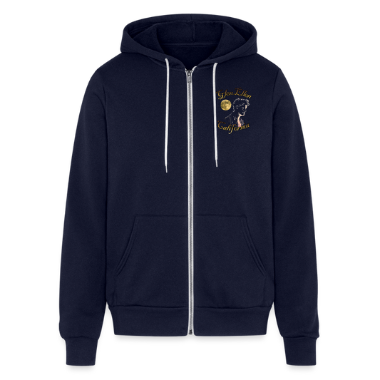 JACK LONDON "INTO THE WILD"  Full Zip Hoodie - navy