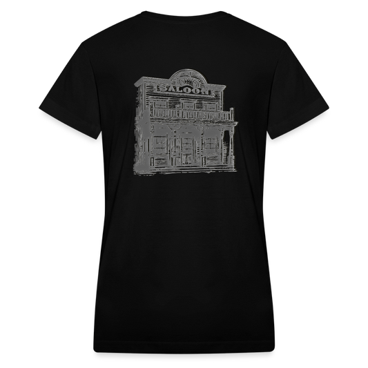 Women's V-Neck T-Shirt - black
