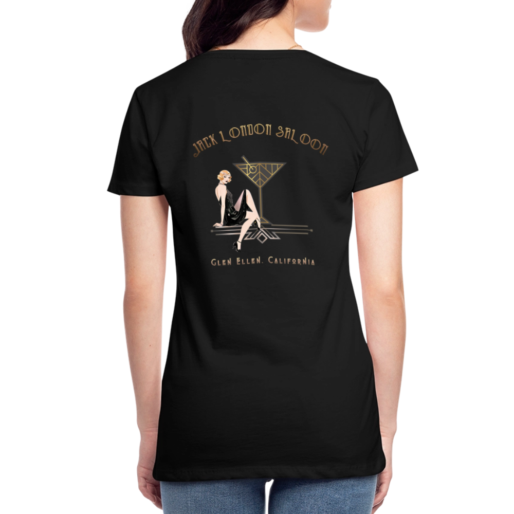 SALOON DECO COCKTAILS Women's Hoodie - black