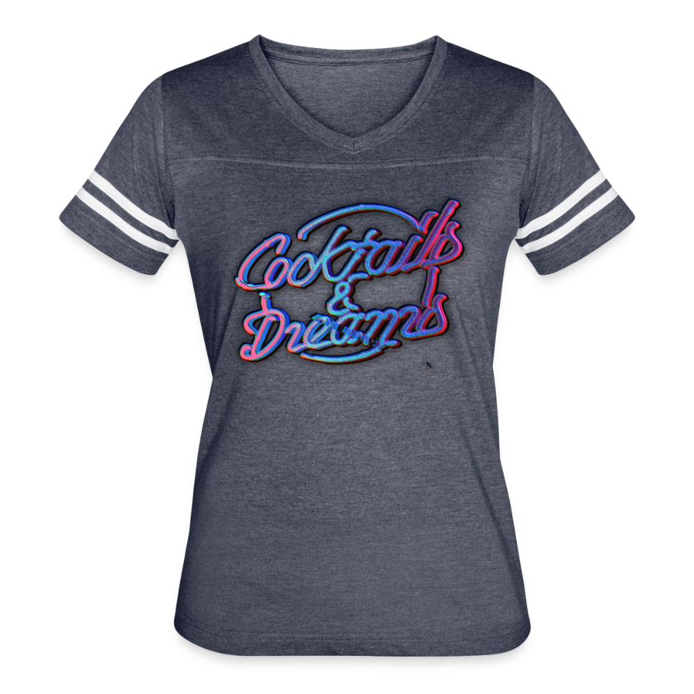Cocktails & Dreams Women’s Vintage T-Shirt - T-Shirts from Spreadconnect