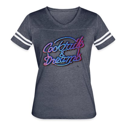 Cocktails & Dreams Women’s Vintage T-Shirt - T-Shirts from Spreadconnect
