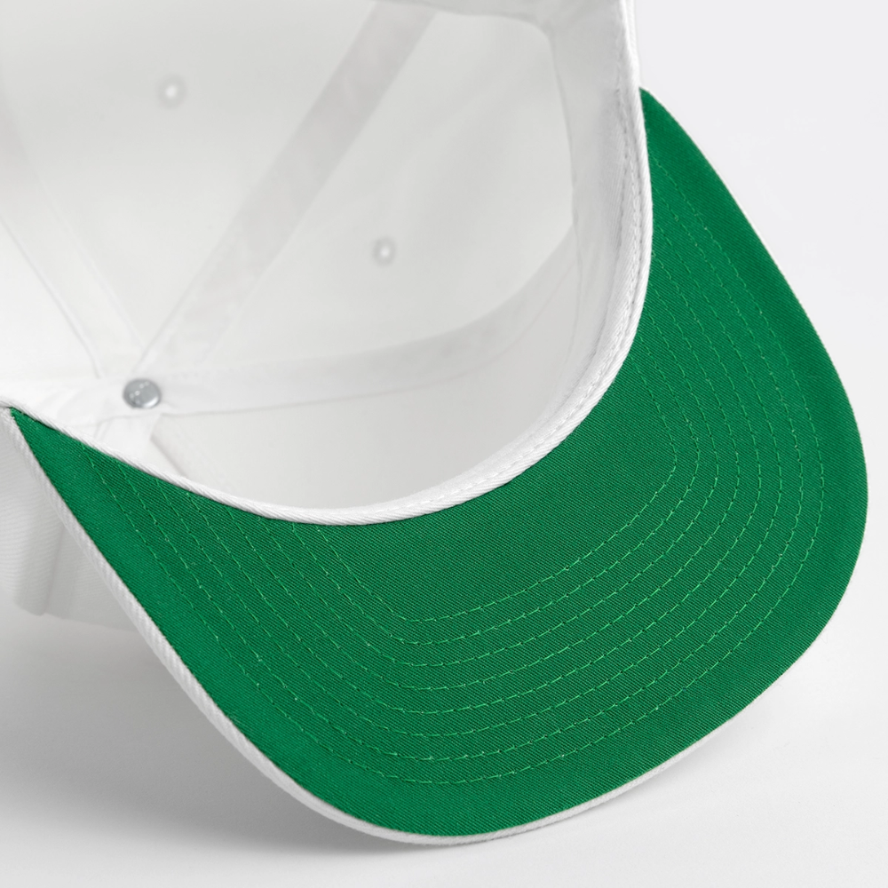 California Outlaw Snapback Baseball Cap - white