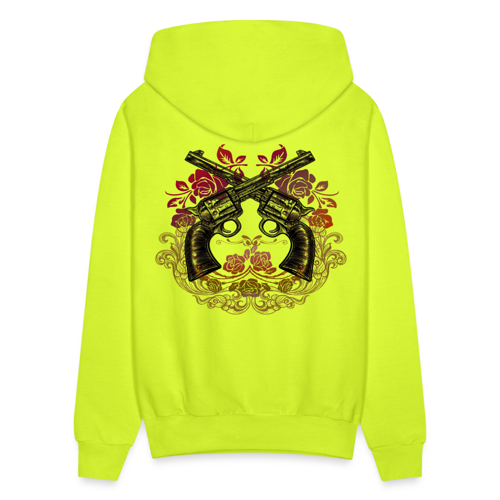 California Cowgirl Men’s Hoodie - safety green