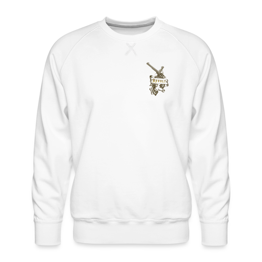 Revolt Men’s Premium Sweatshirt - white