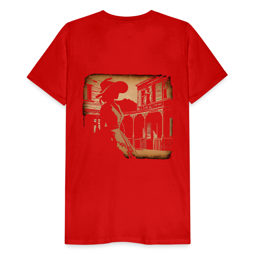 GLEN ELLEN OUTLAW SILHOUETTE Men's T-Shirt - red