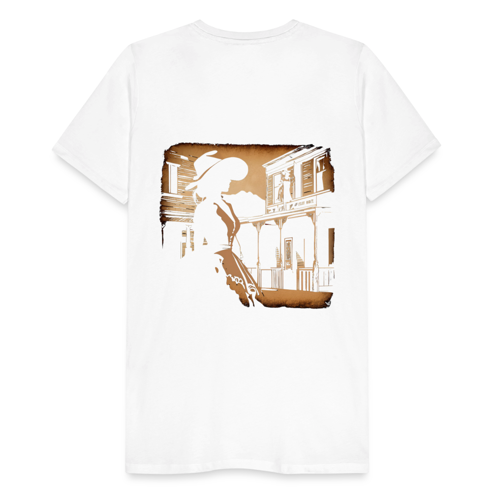 GLEN ELLEN OUTLAW SILHOUETTE Men's T-Shirt - white