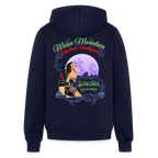 MOON MOUNTAIN CABERNET PINUP Unisex Full Zip Hoodie - Hoodies from Spreadconnect