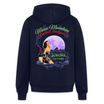 MOON MOUNTAIN CABERNET PINUP Unisex Full Zip Hoodie - Hoodies from Spreadconnect