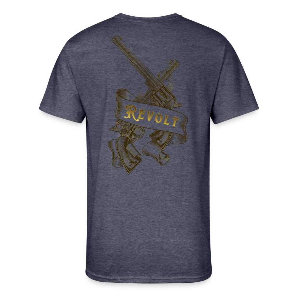 Revolt Men’s 50/50 T-Shirt - navy heather